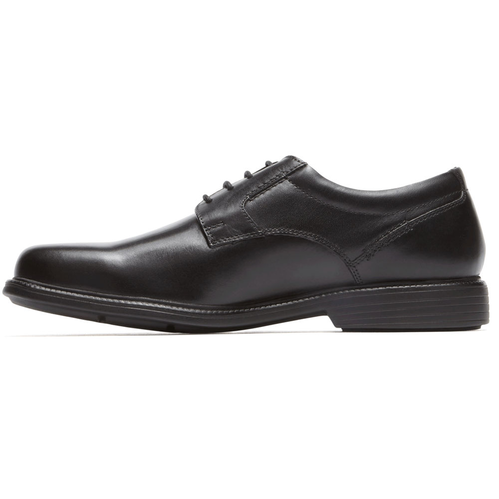 Oxfords Rockport Hombre Mexico - Charles Road Plain Toe Negros - VHTZS8354